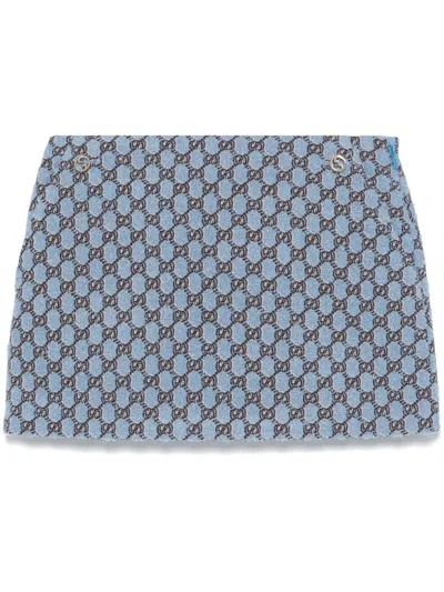 GUCCI GG SHADOW BOUCLÉ MINI SKIRT