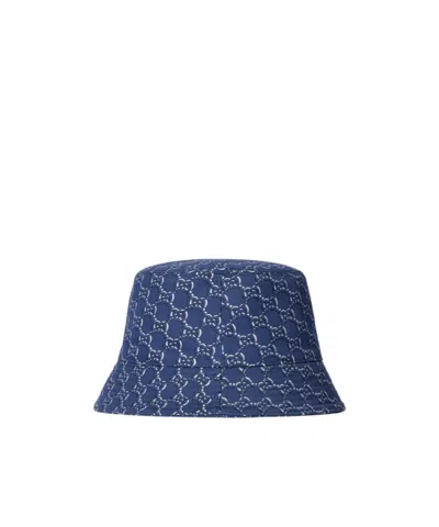 Gucci Gg Shadow Fisherman Hat In Blue