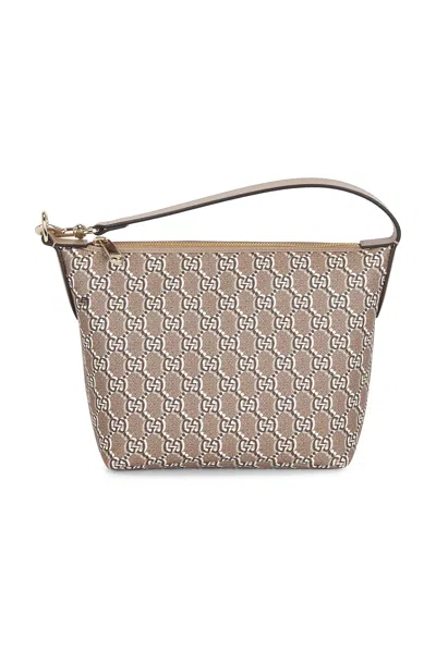 Pre-owned Gucci Gg Shadow Ophidia Handbag In Neutral