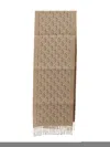 Gucci Gg Shadow Scarf In Neutrals