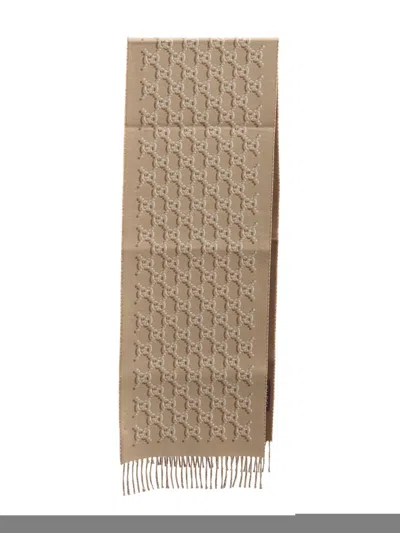 Gucci Gg Shadow Scarf In Neutrals