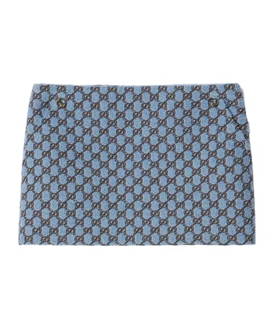 GUCCI GG SHADOW BOUCLÉ MINI SKIRT