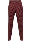 GUCCI GG SHADOW WOOL TROUSERS