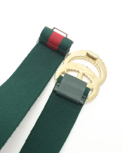 Pre-owned Gucci Gg Sherry Line Belt In Multicolour