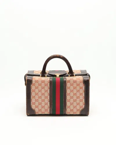 Gucci Gg Sherry Line Handbag In Multi