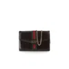 Gucci Gg Sherry Line Shoulder Bag In Brown