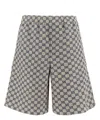 Gucci Web Shorts In Beige