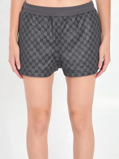 Gucci Gg Shorts In Black