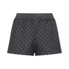 Gucci Comfortable Shorts With Elastic Waistband And Pockets In Black