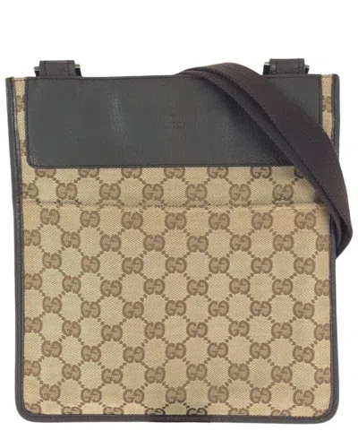 Gucci Gg Shoulder Bag (authentic Pre-loved) In Brown