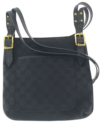 Gucci Gg Shoulder Bag (authentic Pre-loved) In Black
