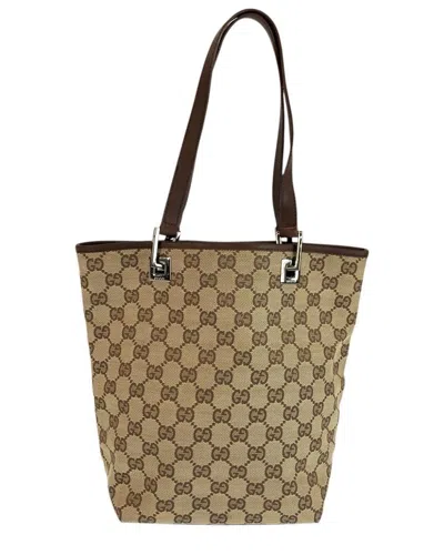 Gucci Gg Shoulder Bag (authentic Pre-loved) In Brown
