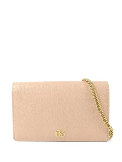 Pre-owned Gucci Gg Shoulder Bag In Pink