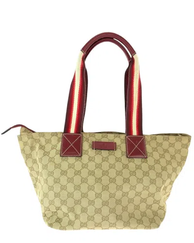 Pre-owned Gucci Gg Shoulder Tote Bag (authentic Pre-loved)