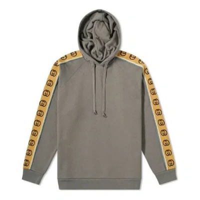 Gucci Gg Side Striped Detail For Men Grey Brown