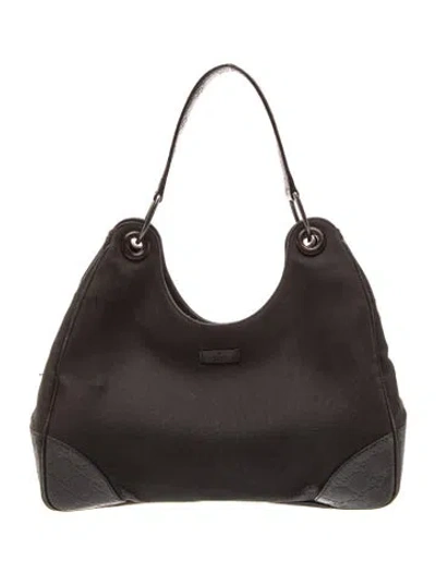 Pre-owned Gucci Gg Signature Jackie In Black