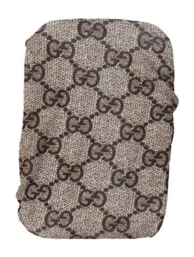 Pre-owned Gucci Gg Signature Tights In Brown