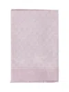 Gucci 'gg' Silk And Cotton Shawl In Pink