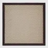 Gucci Hand-stitched Silk Square Contrast Border In Beige