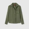 Gucci Gg Silk Jacquard Shirt