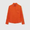 Gucci Gg Silk Jacquard Shirt