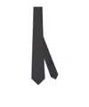 Gucci Gg Silk Jacquard Tie In Black