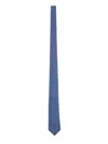 Gucci Gg Silk Jacquard Tie In Blue
