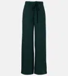 Gucci Jogginghose Aus Gg Seidenjacquard In Green