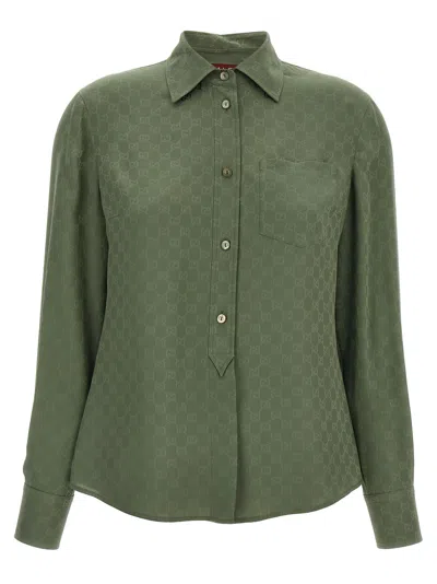 GUCCI GG SILK SHIRT