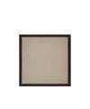 Gucci Hand-stitched Silk Square Contrast Border In Nude