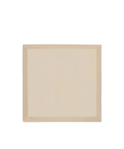 Gucci Gg Silk Square Towel In Nude