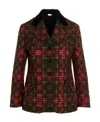 Gucci Gg Single-breasted Blazer In Black