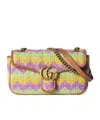 Gucci Gg Small Marmont Shoulder Bag In Multicolor