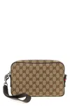 Gucci Gg Small Shoulder Strap In Brown