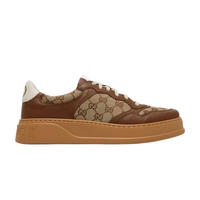 Pre-owned Gucci Gg Sneaker 'beige Monogram' In Brown