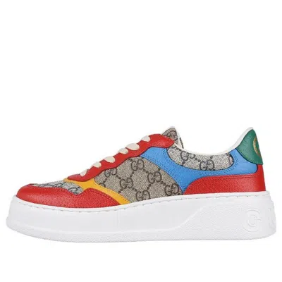 Gucci Gg Sneaker 'beige Red Blue'