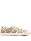 Gucci Julio Gg Canvas Low-top Sneakers In Brown