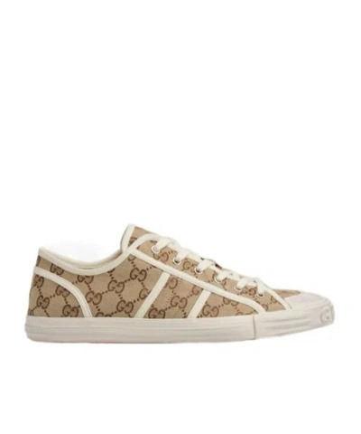 GUCCI GUCCI MONOGRAMMED LOW-TOP SNEAKERS