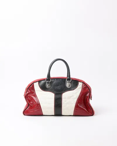 Gucci Gg Snow Glam Boston Bag