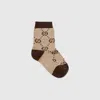 Gucci Gg Socks In Neutral