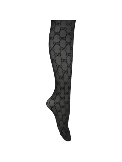 Gucci Gg Socks In Black