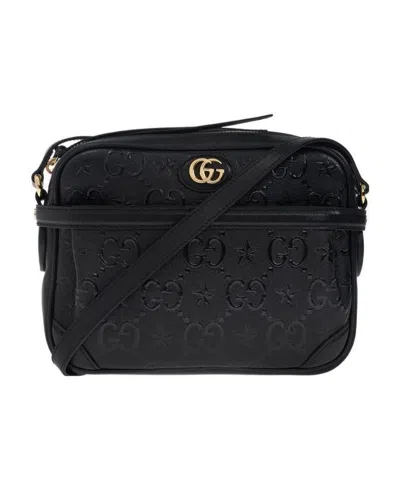 Gucci Small Gg Star Shoulder Bag In Black