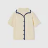 Gucci Gg Stars Cotton Cardigan In White