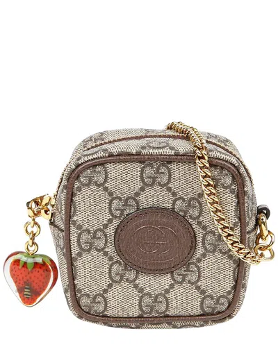 Gucci Gg Strawberry Coin Purse Wallet (authentic Pre-loved)