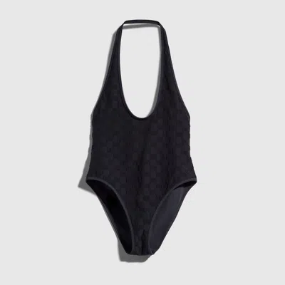 Gucci Gg Stretch Jersey Bodysuit In Multi