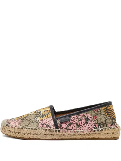 Pre-owned Gucci Gg Sumpreme Canvas Espadrilles