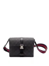 Gucci Men's Super Mini Gg Bag In Black  