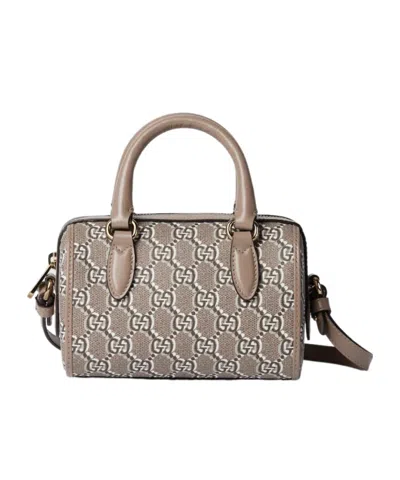 Gucci Gg Super Mini Bag In Nude
