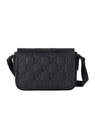 Gucci Gg Super Mini Handbag In Black