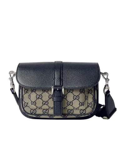 Gucci Gg Super Mini Shoulder Bag In Black